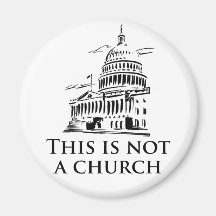 this is not a church fridge magnet