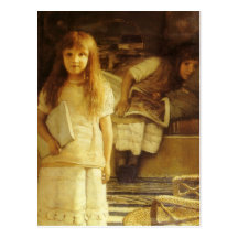 This is Our Corner by Sir Lawrence Alma Tadema Post Card