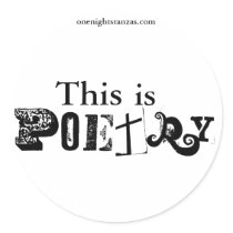 This is Poetry. stickers