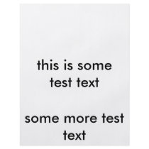 this is some test text, some more test text flyers