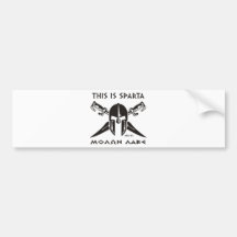 This is Sparta - Molon lave (black) Bumper Sticker