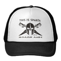 This is Sparta - Molon lave (black) Hat