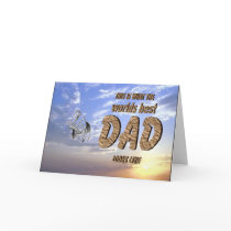 This is the worlds best DAD loks like Card
