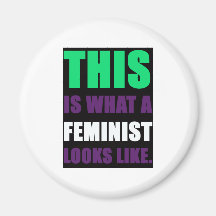 This is What A Feminist Looks Like Fridge Magnet
