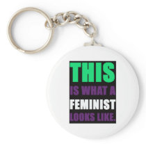 This is What A Feminist Looks Like Keychains