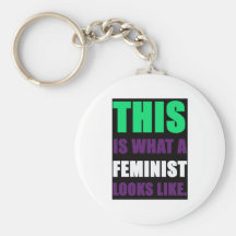 This is What A Feminist Looks Like Keychains