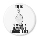 This Is What A Feminist Looks Like magnets