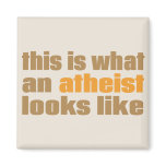 This is what an atheist looks like magnets