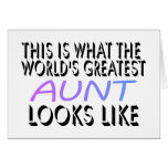 This Is What The World's Greatest Aunt (2) Cards