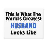 This Is What The World's Greatest Husband Looks  L postcards