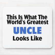 This Is What The World's Greatest Uncle Looks  Lik Mouse Mat