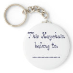 This Keychain belong to:.....................