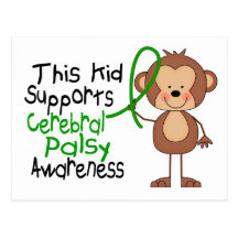 This Kid Supports Cerebral Palsy Awareness Postcard