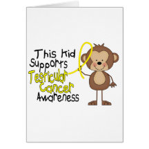 This Kid Supports Testicular Cancer Awareness Cards