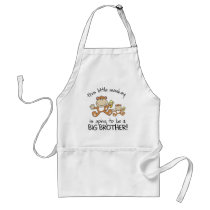 this little monkey big brother aprons