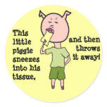This little piggie 3 stickers