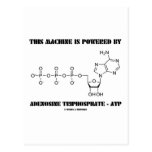 This Machine Is Powered By Adenosine Triphosphate Postcards