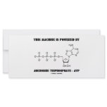 This Machine Is Powered By Adenosine Triphosphate Rack Card Template