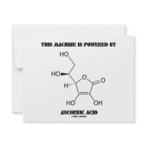 This Machine Is Powered By Ascorbic Acid (Vit. C)