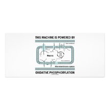 This Machine Powered By Oxidative Phosphorylation Customised Rack Card