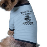 This Pirate rated ARRRR pet clothing