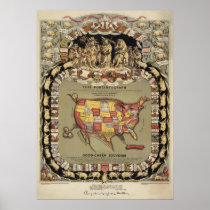 "This Porcineograph" (Forbes) 1876 BigMapBlog.com Print