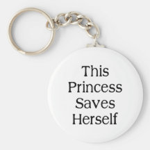 This Princess Saves Key Chains