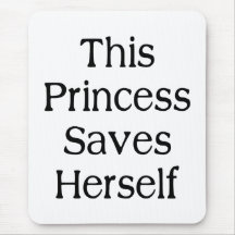 This Princess Saves Mouse Mat