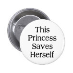 This Princess Saves buttons