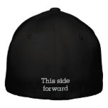This side forward hat embroidered hat