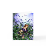 Thistle Fairie Blank Card