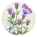 Thistles and Butterflies stickers
