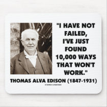 Thomas Edison Not Failed 10,000 Ways Won't Work