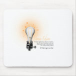 Thomas Edison Quote mousepads