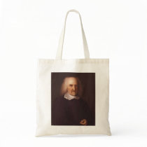 Thomas Hobbes of Malmesbury by John Michael Wright Canvas Bags