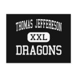 Thomas Jeffereson - Dragons - High - Tampa Florida Postcards