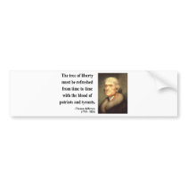 Thomas Jefferson Quote 12c Bumper Sticker
