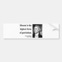Thomas Jefferson Quote 15b Bumper Stickers
