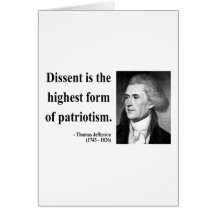 Thomas Jefferson Quote 15b Greeting Cards