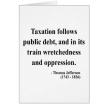 Thomas Jefferson Quote 17a Greeting Cards