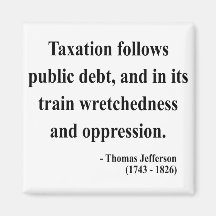 Thomas Jefferson Quote 17a Refrigerator Magnets