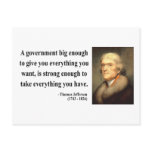 Thomas Jefferson Quote 1c postcards