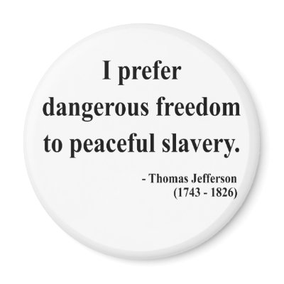 Thomas Jefferson Quote 9a Magnet by liberty_store