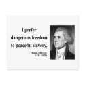 Thomas Jefferson Quote 9b postcards