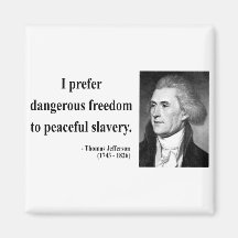 Thomas Jefferson Quote 9b Refrigerator Magnet