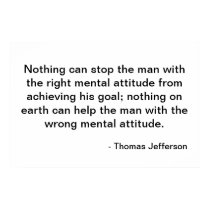 Thomas Jefferson Quote - Attitude posters