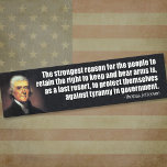 Thomas Jefferson Quote bumper stickers