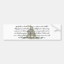 Thomas Jefferson Quote Bumper Sticker