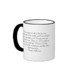 Thomas Jefferson Quote Coffee Mug