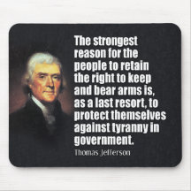 Thomas Jefferson Quote Mouse Pads